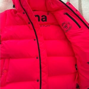 Pink Aritzia Super Puff Jacket